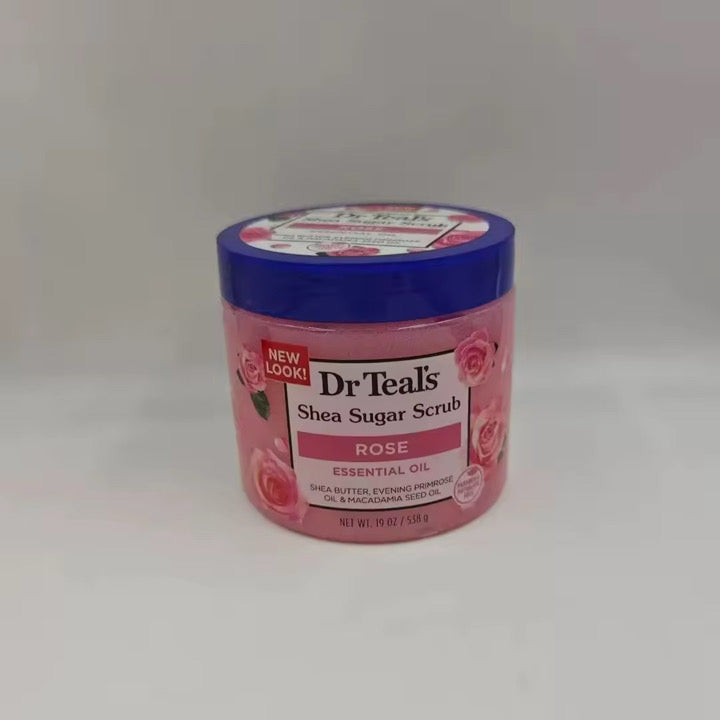 Dr Teal's Shea Sugar Scrub – Shea Butter & Almond Oil