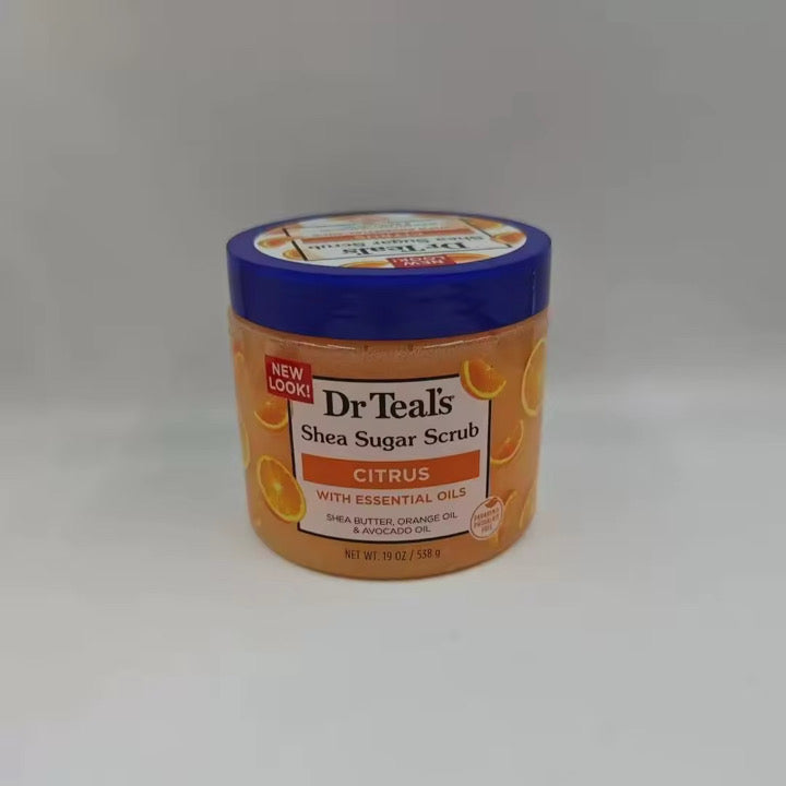 Dr Teal's Shea Sugar Scrub – Shea Butter & Almond Oil