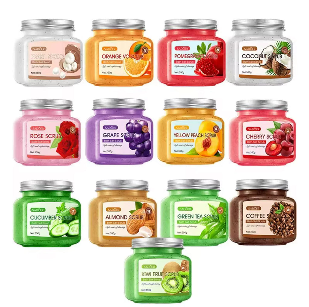 Sadoer Rose Scrub – Soft & Exfoliating Bath Salt Scrub